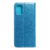 Pokrowiec brokatowy Shining Book niebieski do Samsung Galaxy A41