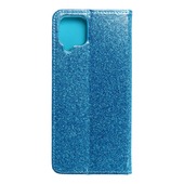 Pokrowiec brokatowy Shining Book niebieski do Samsung Galaxy M12