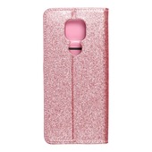 Pokrowiec brokatowy Shining Book r�owy do Motorola Moto G9 Play