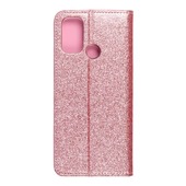 Pokrowiec brokatowy Shining Book r�owy do Oppo A53s