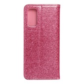 Pokrowiec brokatowy Shining Book r�owy do Samsung Galaxy S20