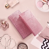 Pokrowiec brokatowy Shining Book r�owy do Xiaomi Redmi Note 10