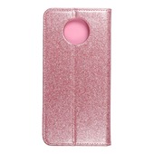 Pokrowiec brokatowy Shining Book r�owy do Xiaomi Redmi Note 9T 5G