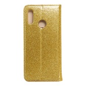 Pokrowiec brokatowy Shining Book z�oty do Huawei P Smart 2019