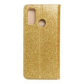 Pokrowiec brokatowy Shining Book z�oty do Huawei P Smart 2020