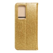 Pokrowiec brokatowy Shining Book z�oty do Huawei P40 Pro