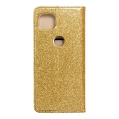 Pokrowiec brokatowy Shining Book z�oty do Motorola Moto G 5G