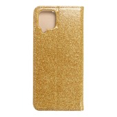 Pokrowiec brokatowy Shining Book z�oty do Samsung Galaxy A12