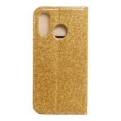 Pokrowiec brokatowy Shining Book z�oty do Samsung Galaxy A40