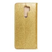 Pokrowiec brokatowy Shining Book z�oty do Xiaomi Redmi 9