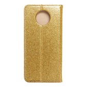 Pokrowiec brokatowy Shining Book z�oty do Xiaomi Redmi Note 9T 5G