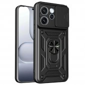 Pokrowiec Camshield Case czarny do Oppo Reno 15F Pokrowiec Camshield Case czarny do Oppo Reno 15F