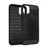 etui  mocne Pokrowiec Carbon Case czarny do Apple iPhone 11 Pro Max