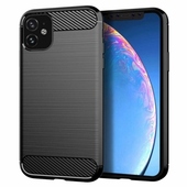 Pokrowiec Carbon Case czarny do Apple iPhone 12 Pro
