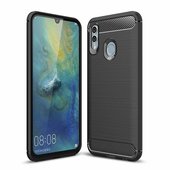 Pokrowiec Carbon Case czarny do Honor 10 Lite
