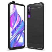 Pokrowiec Carbon Case czarny do Honor 9x