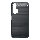 Pokrowiec Carbon Case czarny do Huawei Honor 20 lite