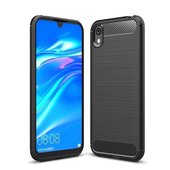 Pokrowiec Carbon Case czarny do Huawei Honor 8S