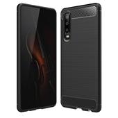 etui na ty� Pokrowiec Carbon Case czarny do Huawei P30