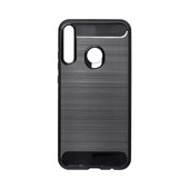 etui na ty� Pokrowiec Carbon Case czarny do Huawei P40 Lite E