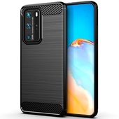etui na ty� Pokrowiec Carbon Case czarny do Huawei P40 Pro