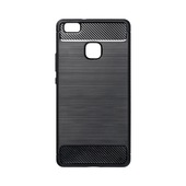 Pokrowiec Carbon Case czarny do Huawei P9 Lite