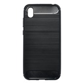 etui na ty� Pokrowiec Carbon Case czarny do Huawei Y5 (2019)
