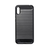 etui na ty� Pokrowiec Carbon Case czarny do Huawei Y6 (2019)