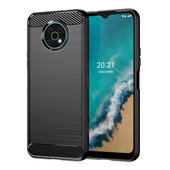 Pokrowiec Carbon Case czarny do Motorola Moto G50
