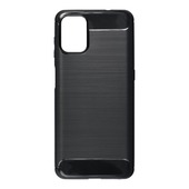 Pokrowiec Carbon Case czarny do Motorola Moto G9 Plus