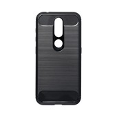Pokrowiec Carbon Case czarny do Nokia 4.2