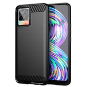 Pokrowiec Carbon Case czarny do Realme V13 5G