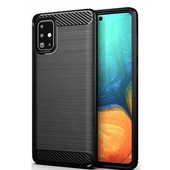 etui pancerne Pokrowiec Carbon Case czarny do Samsung Galaxy A51