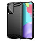 etui pancerne Pokrowiec Carbon Case czarny do Samsung A52 5G