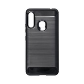 Pokrowiec Carbon Case czarny do Samsung Galaxy A70e