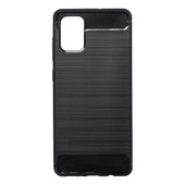 Pokrowiec Carbon Case czarny do Samsung Galaxy A71