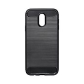 Pokrowiec Carbon Case czarny do Samsung Galaxy J7 (2017)