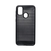 etui na ty� Pokrowiec Carbon Case czarny do Samsung Galaxy M21