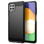 Pokrowiec Carbon Case czarny do Samsung Galaxy M22