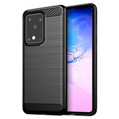 etui pancerne Pokrowiec Carbon Case czarny do Samsung galaxy S20 Ultra