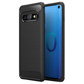 Pokrowiec Carbon Case czarny do Samsung Galaxy S21 Ultra 5G