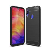 Pokrowiec Carbon Case czarny do Xiaomi Redmi 7