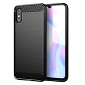 Pokrowiec Carbon Case czarny do Xiaomi Redmi 9A