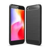 Pokrowiec Carbon Case czarny do Xiaomi Redmi Go