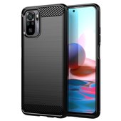 Pokrowiec Carbon Case czarny do Xiaomi Redmi Note 10 5G