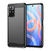 Pokrowiec Carbon Case czarny do Xiaomi Redmi Note 11T 5G