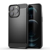 Pokrowiec Carbon Case czarny do Xiaomi Redmi Note 12 4G