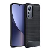 etui pancerne Pokrowiec Carbon Case czarny do Xiaomi Redmi Note 14 4G