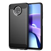 Pokrowiec Carbon Case czarny do Xiaomi Redmi Note 9T 5G