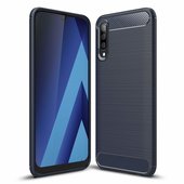 Pokrowiec Carbon Case niebieski do Samsung Galaxy A70